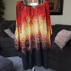 Maggie Barnes for Catherines sz 3XWP blouse